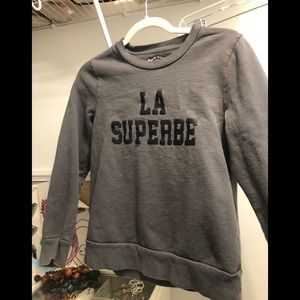 Sezane Madewell sweatshirt size small